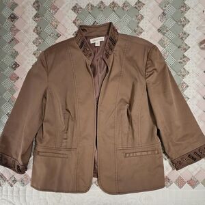 Coldwater Creek Bead Detailed Jacket